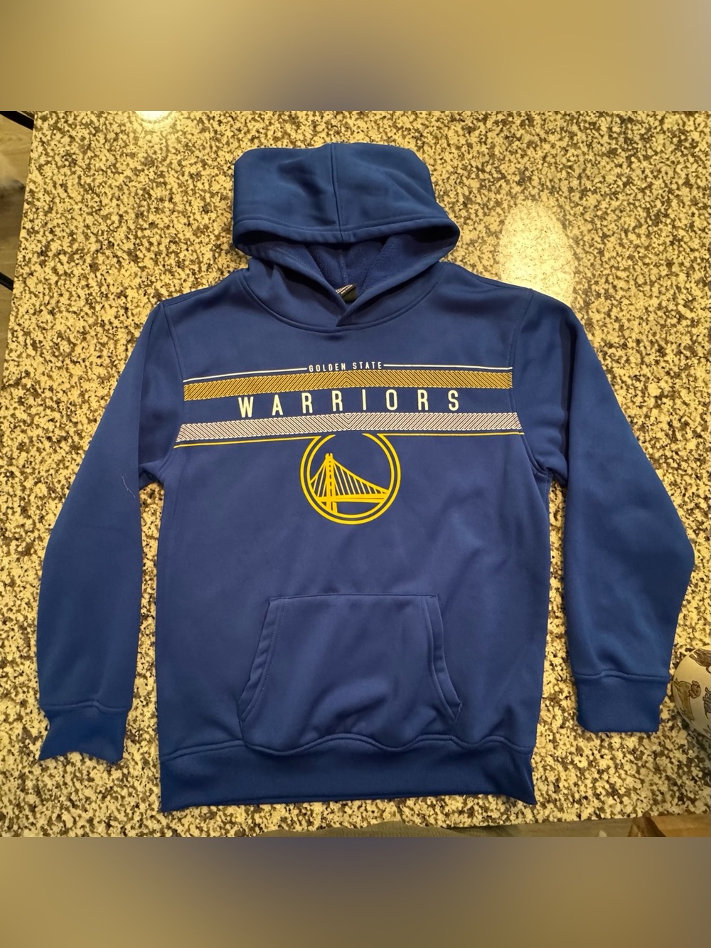 Champion Golden State Warriors Blue & Yellow Hoodie